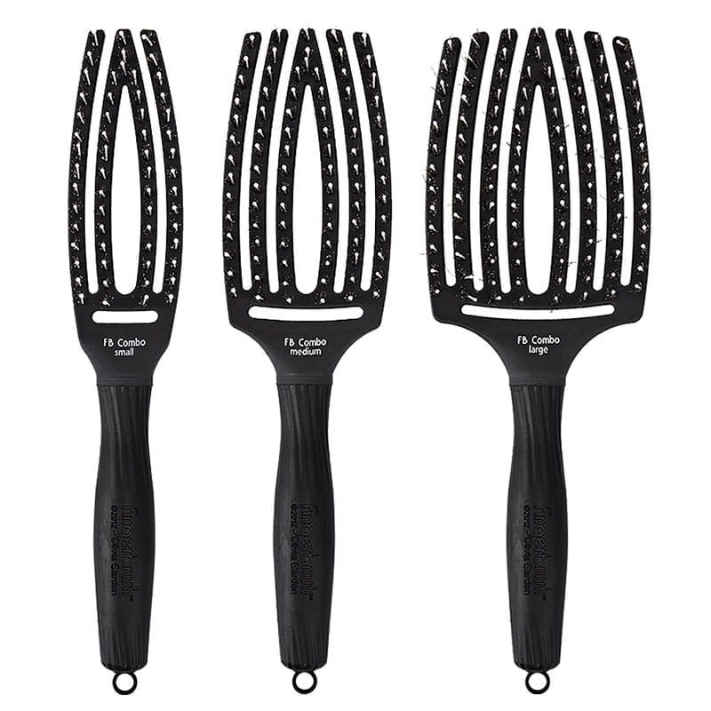 Olivia Garden Finger Brush Nera Set Completo