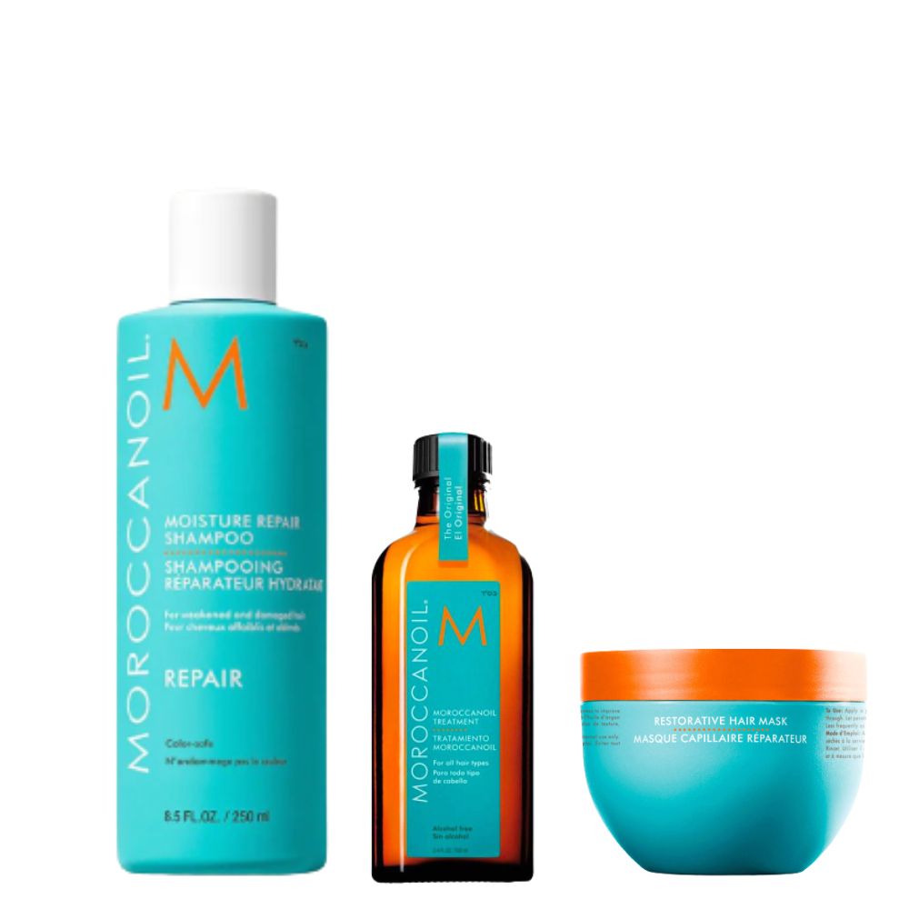 250ml (29) Moroccanoil Moisture Repair Kit Completo