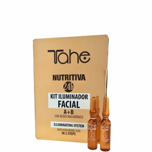 Tahe Kit Illuminante Viso 24H Re-Nutritive A+B 2X2 ml
