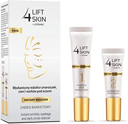Long4 Lashes Lift Skin Istant Reducer Hidrogel Nutriente 10 ml + Peptide Concentrade 5 ml