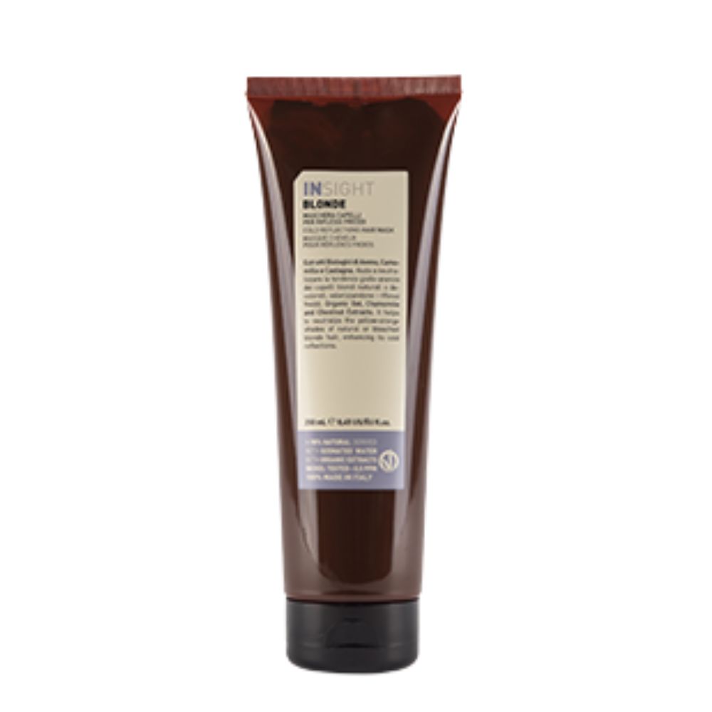 250 ml Insight Blonde Maschera Illuminante Per Riflessi Freddi 250 ml (1) Insight Blonde Maschera Illuminante Per Riflessi Freddi 200 ml