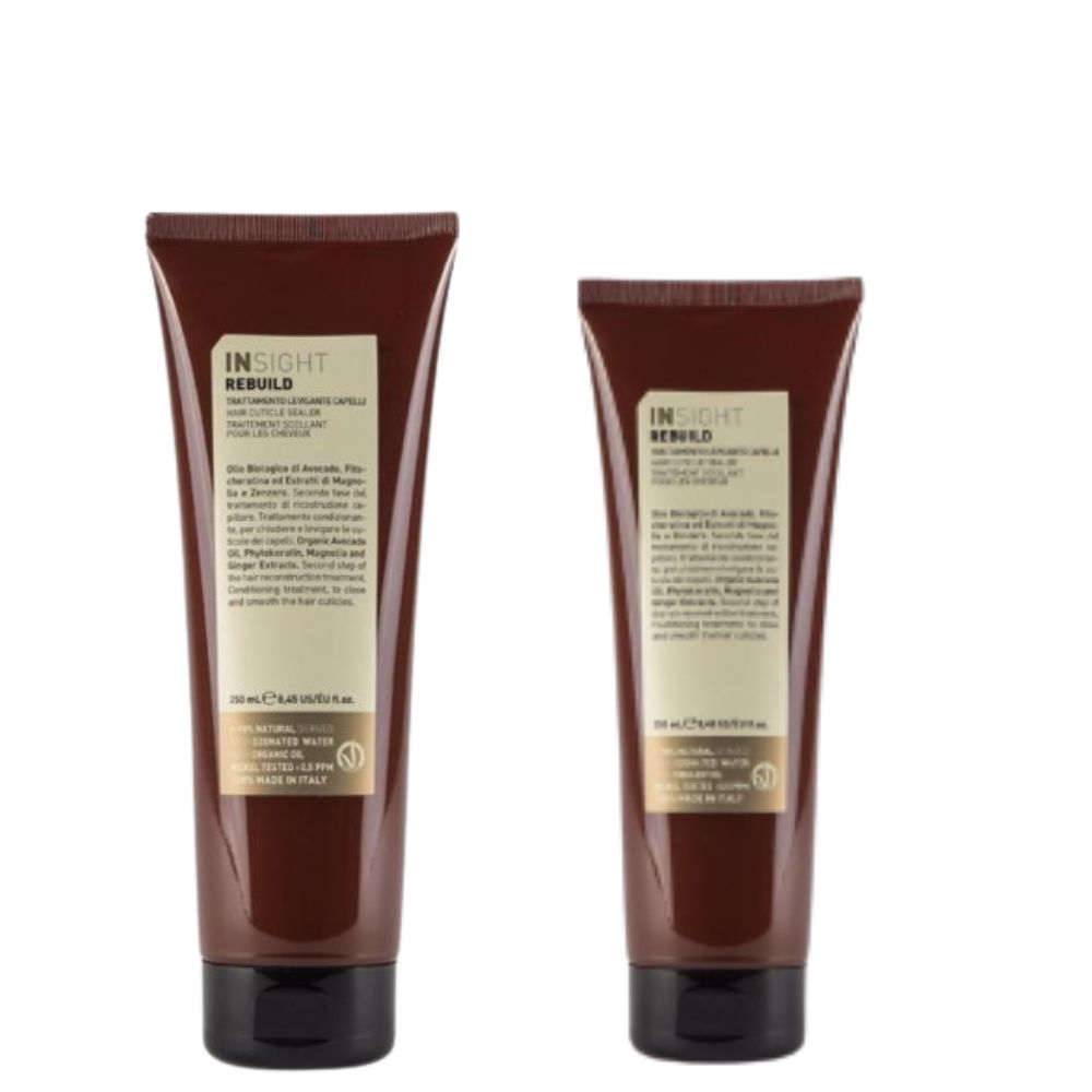 250 ml Trattamento Levigante 250 ml (1) Insight Kit Rebuild Trattamento Ricostruzione Siero Rimpolpante 280 ml +Trattamento Levigante 250 ml