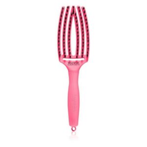 Olivia Garden Fingerbrush Think Pink Hot Pink Medium