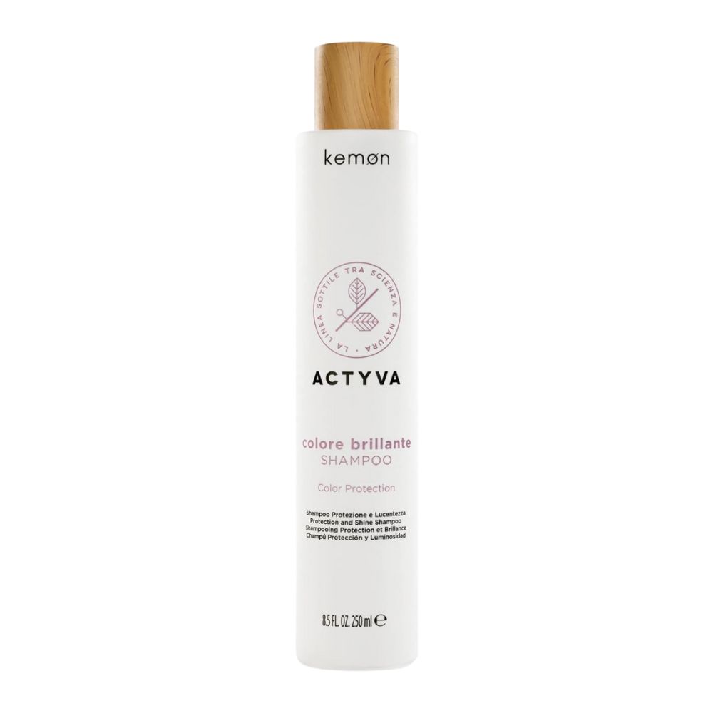Kemon Actyva Colore Brillante Shampoo 250 ml Kemon Kit Cute Sana e Colorati