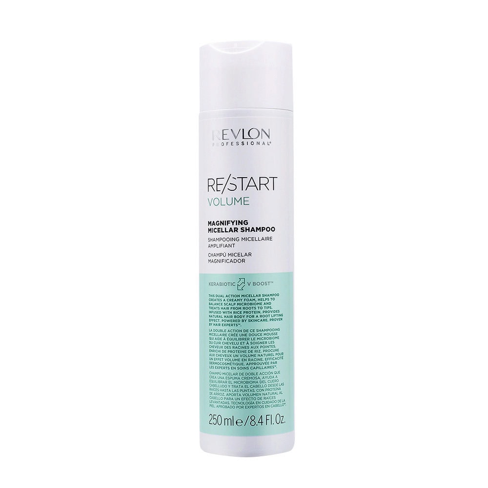 Revlon Restart Volume Magnifying Micellar Shampoo 250ml Revlon Restart Volume Magnifying Micellar Shampoo 250ml