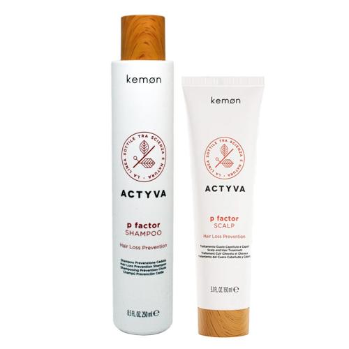 Kemon Actyva P Factor Shampoo 250 ml + P Factor Scalp 150 ml