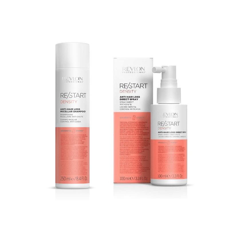 Revlon Restart Density Anti Hair Loss Shampoo + Lotion Spray