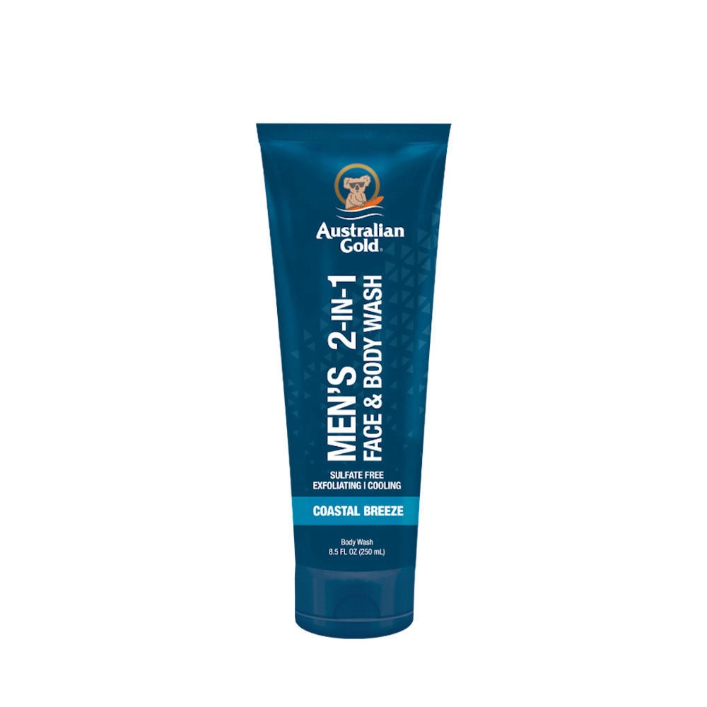 Australian Gold Men's 2in1 Face & Body Wash 250 ml