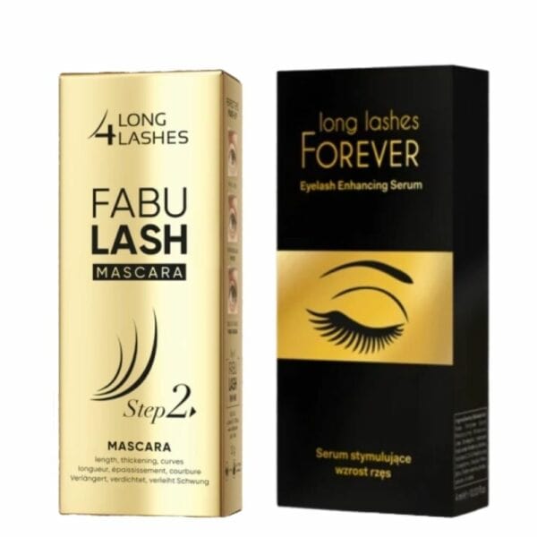 Long4Lashes Siero Ciglia 4ml + Long4Lashes Mascara Step 2 10ml Omaggio