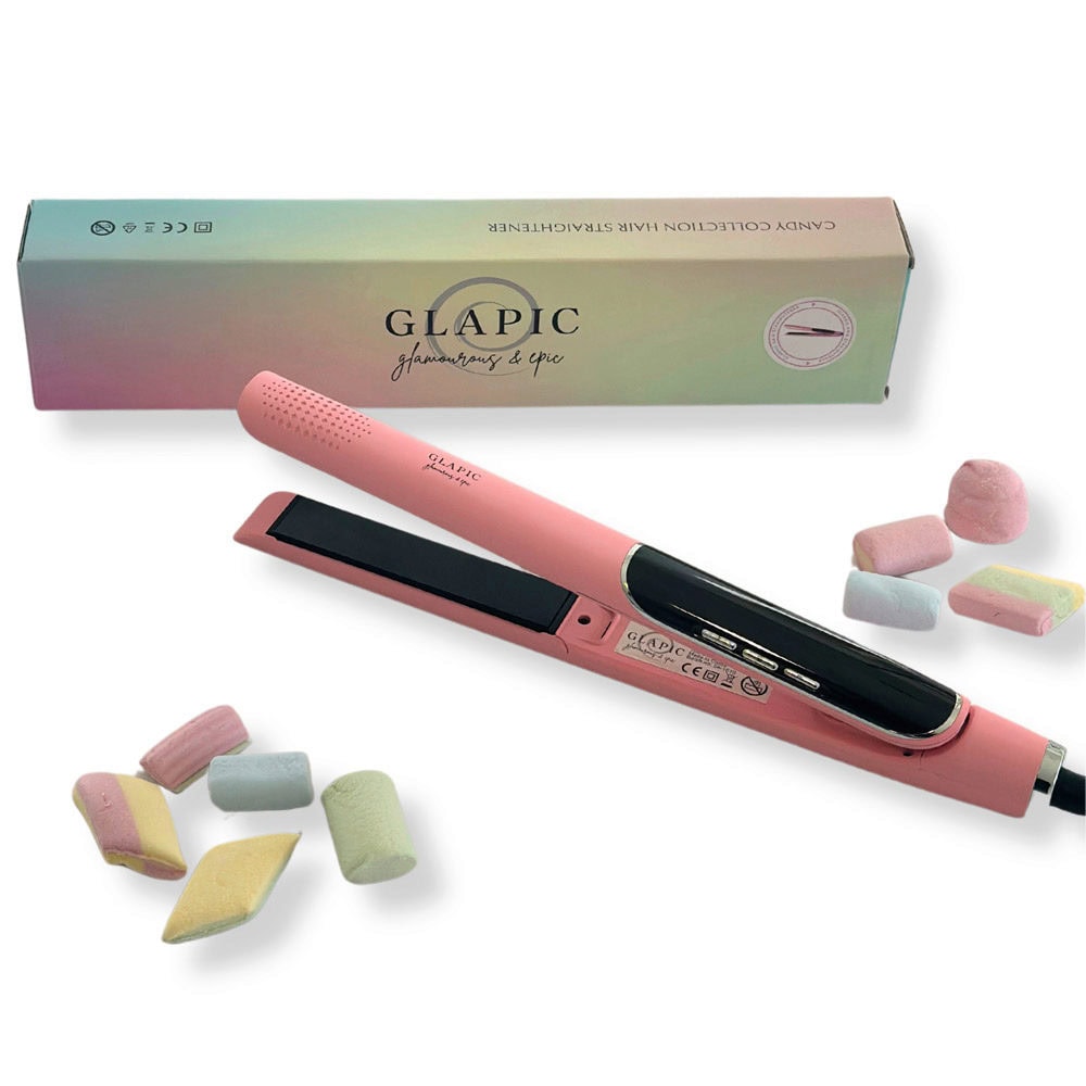 Glapic Bublegum Pink Classic Hair Straightener