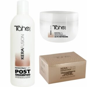 Tahe Kit Kerafusion Shampoo Kerafusion 500 ml + Maschera Kerafusion 300 ml + Trattamento Kerafusion Fiale 5X10 ml