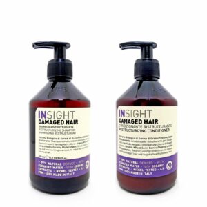 Insight Damaged Shampoo Ristrutturante 400 ml + Insight Damaged Conditioner Ristrutturante 400 ml